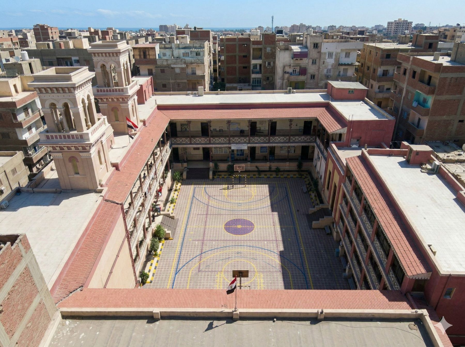 Modern Greek School Campus